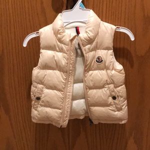 Moncler Pink Josselin Gilet Quilted Down Vest REAL